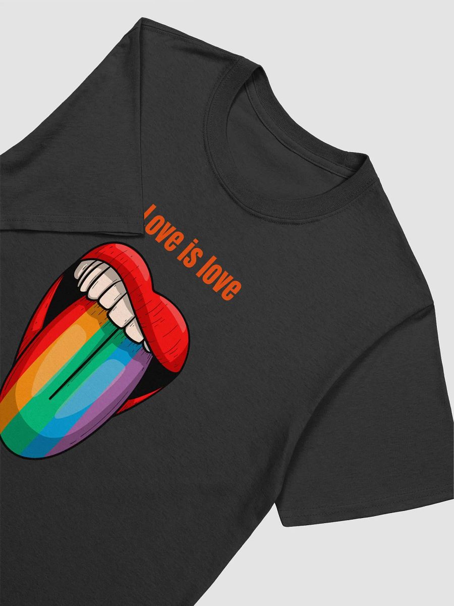 Rainbow Love Lips Unisex Tee product image (12)