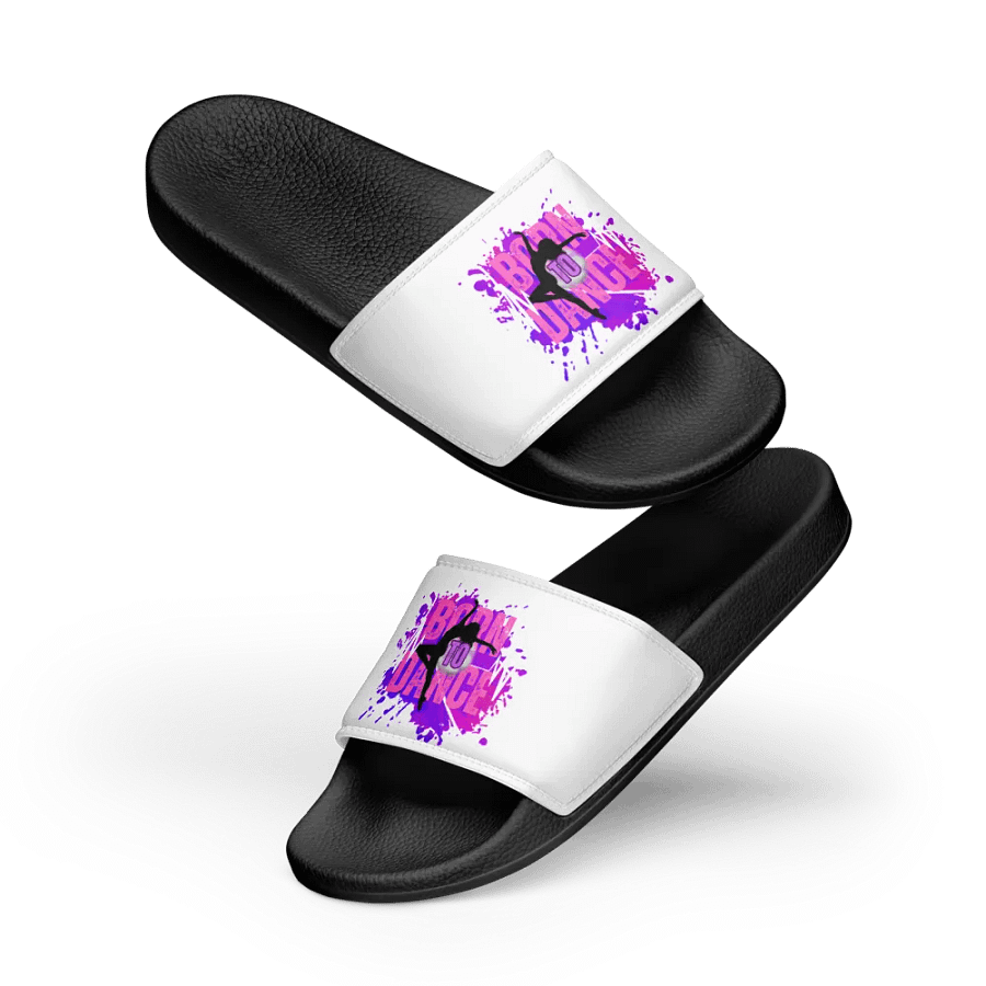 Born to Dance Her Silhouette Men's Slides product image (9)