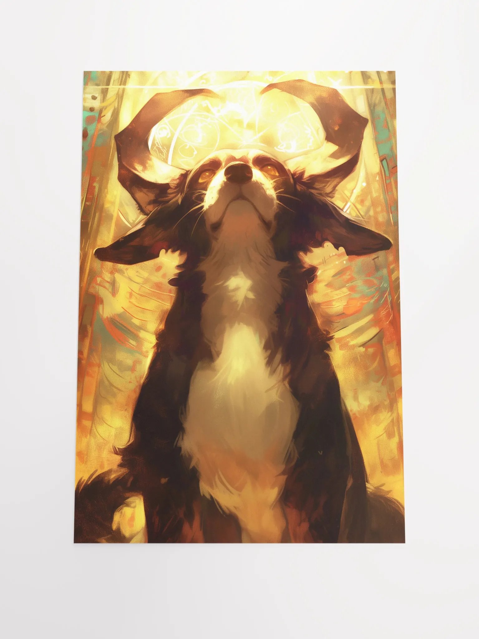 Celestial Canine Glow Poster product image (1)