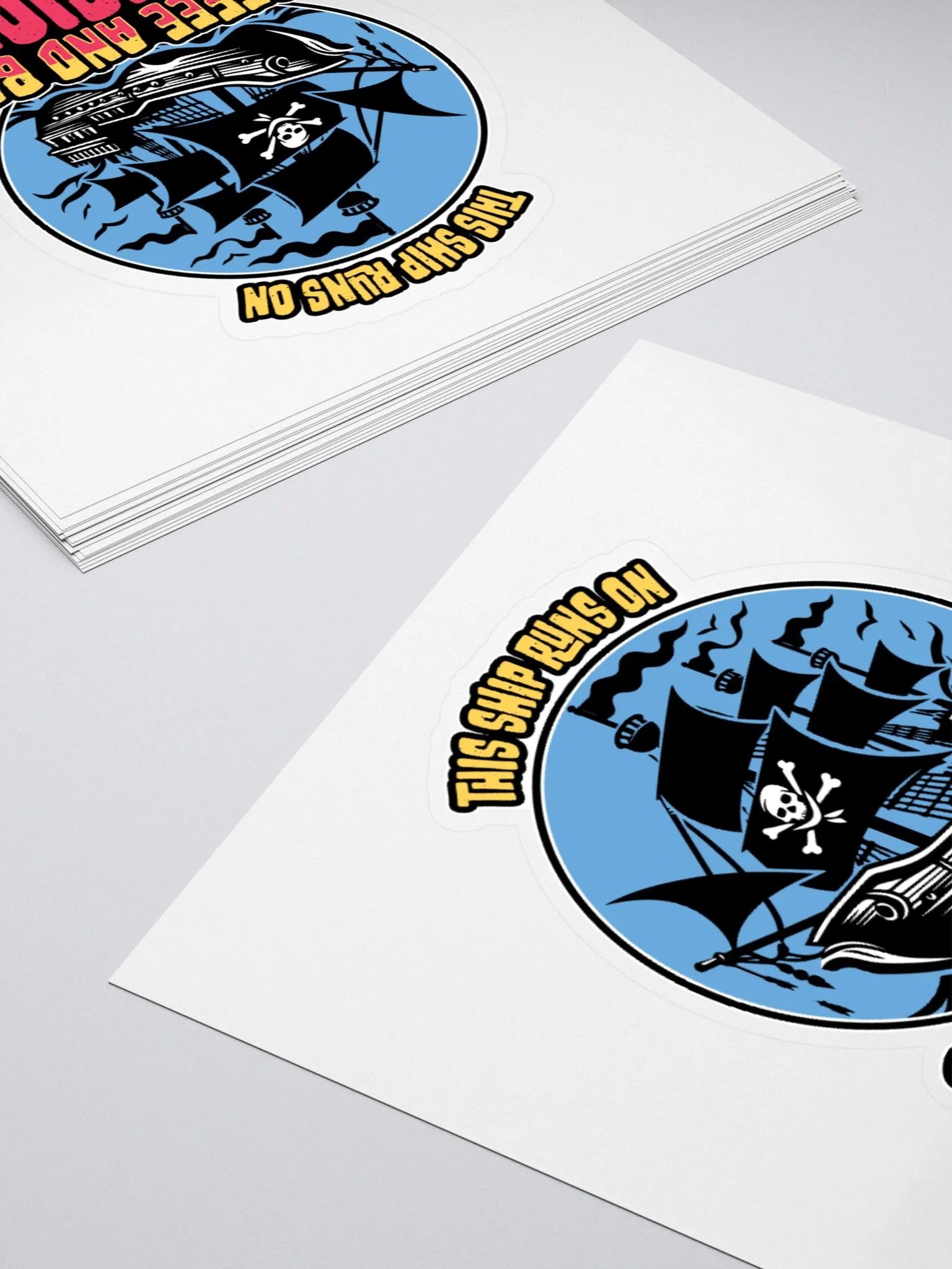 Funny Pirate Student Sticker – Coffee & Bad Decisions product image (10)