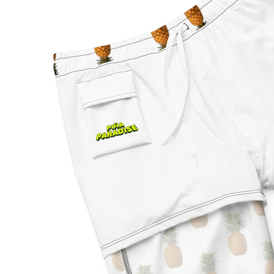 Piña Paradise Pineapple Swim Trunks product image (8)