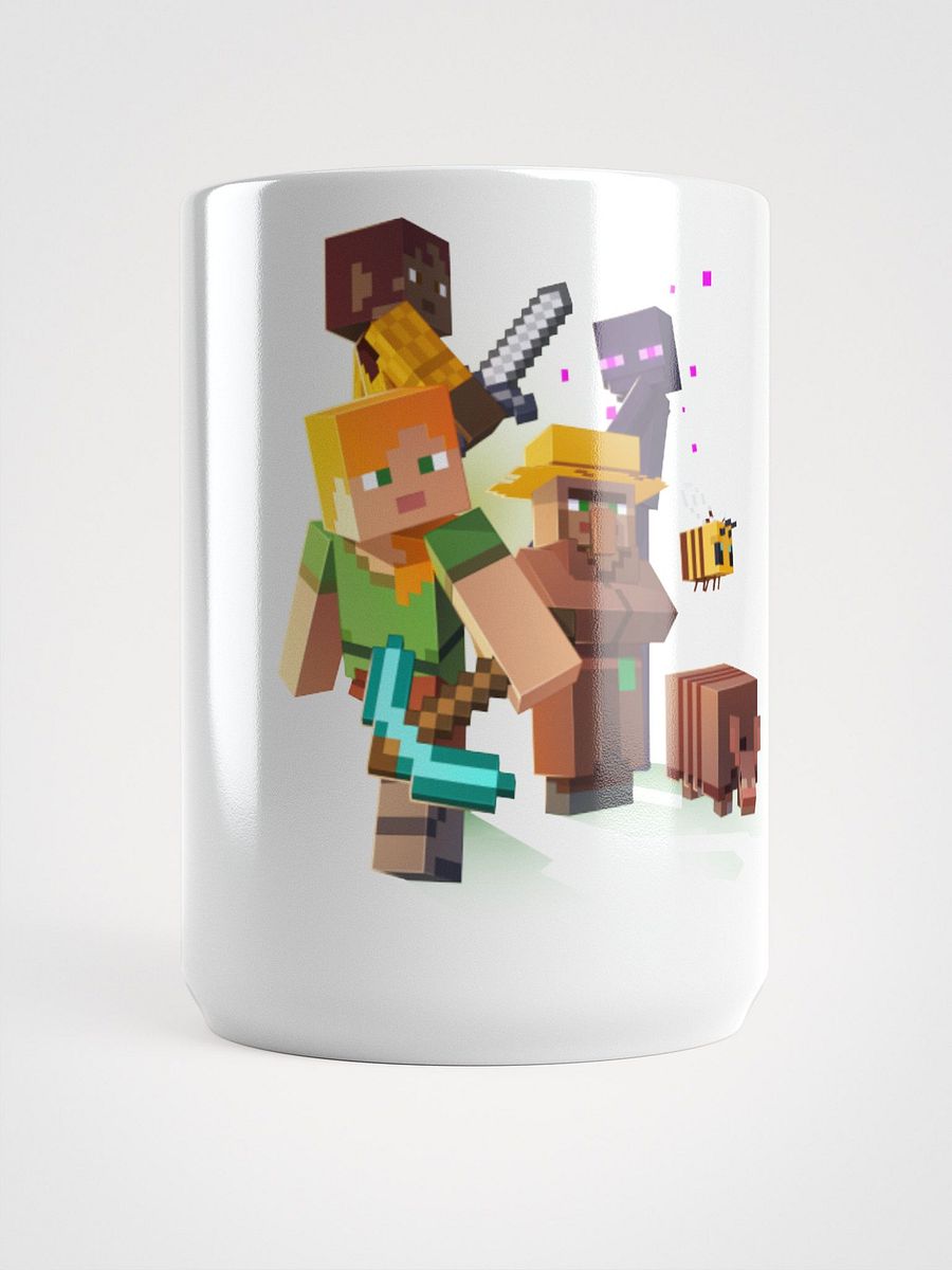 Minecraft White Glossy Mug product image (5)