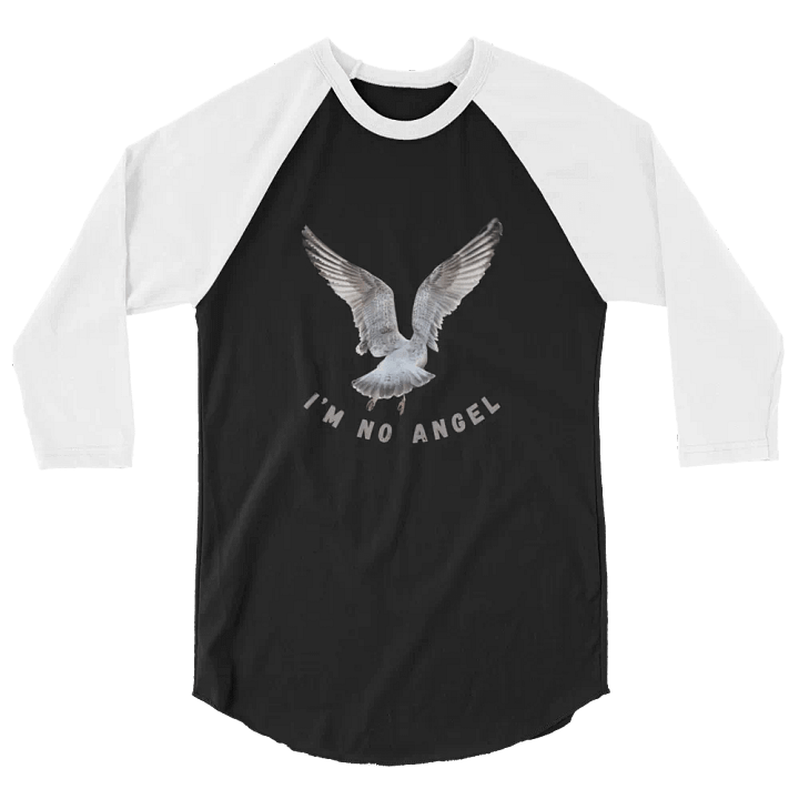 I'm No Angel Seagull Raglan T-shirt product image (2)