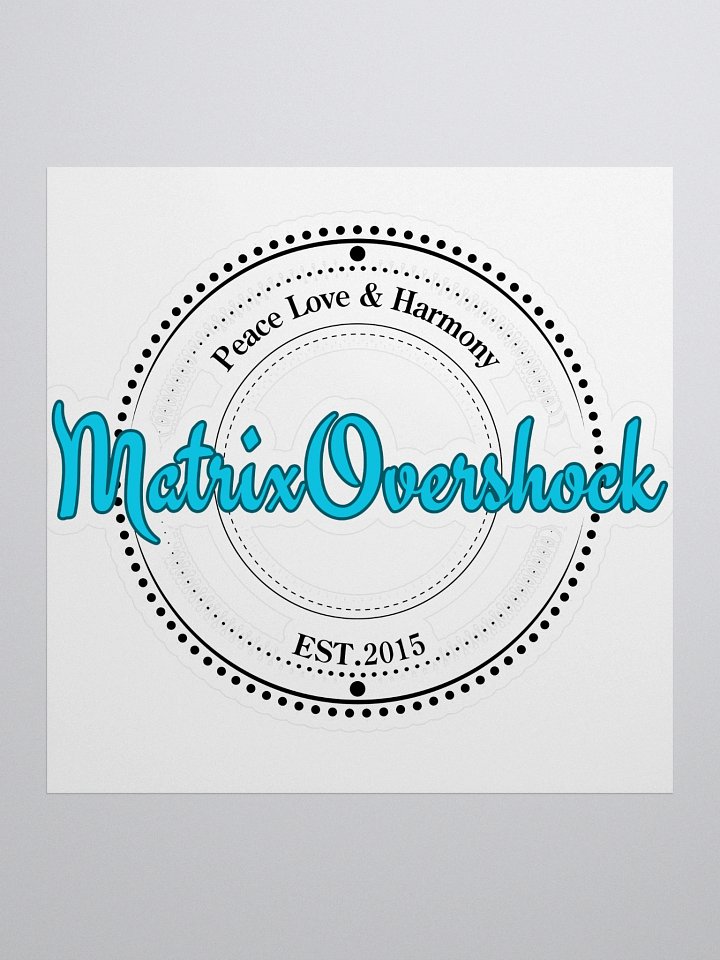 5.5 x 5.5 Peace Love & Harmony Sticker product image (1)