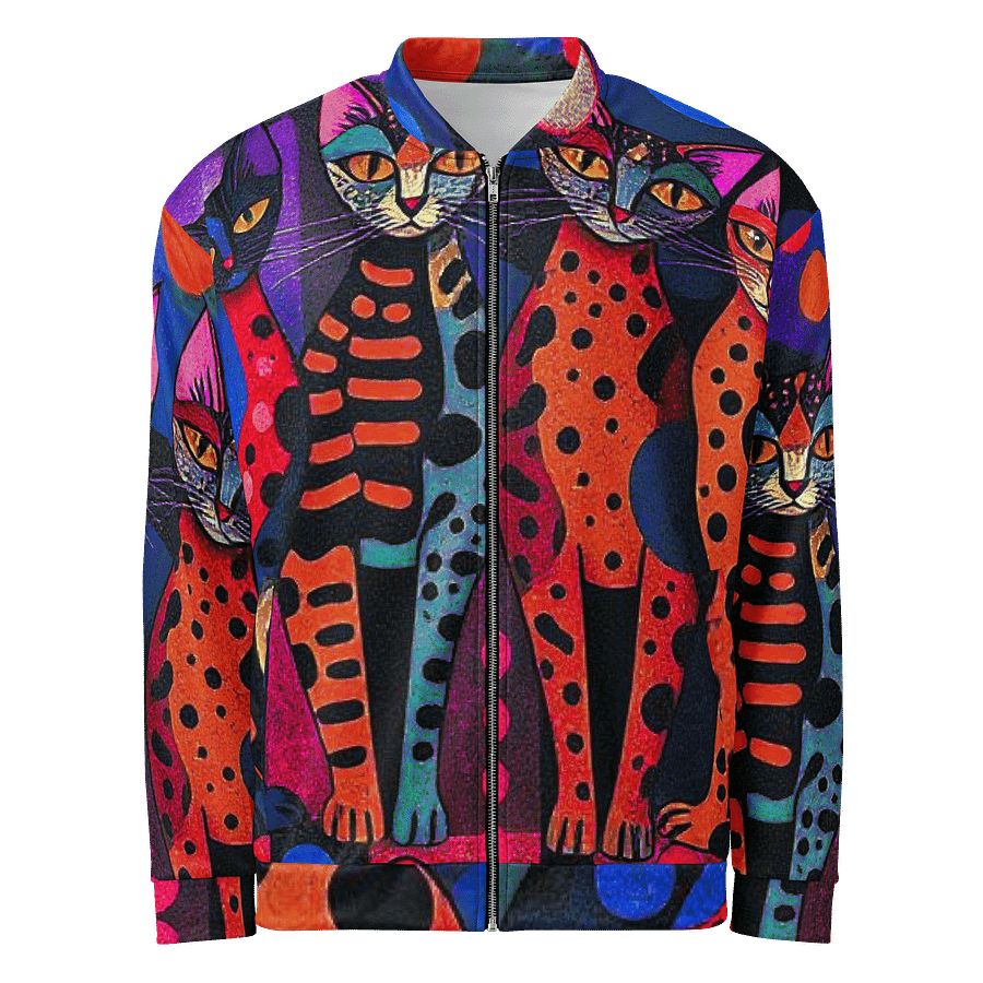 Red Cats Bomber Jacket product image (1)
