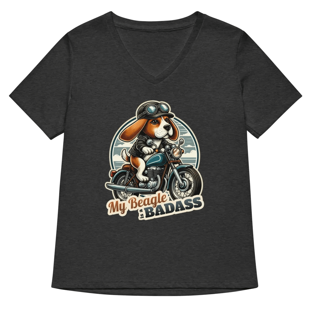 Badass Beagle - V-neck product image (32)