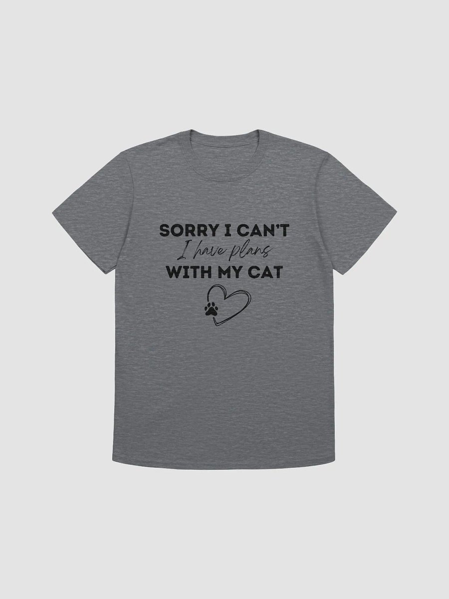 Plans With My Cat Tshirt product image (2)