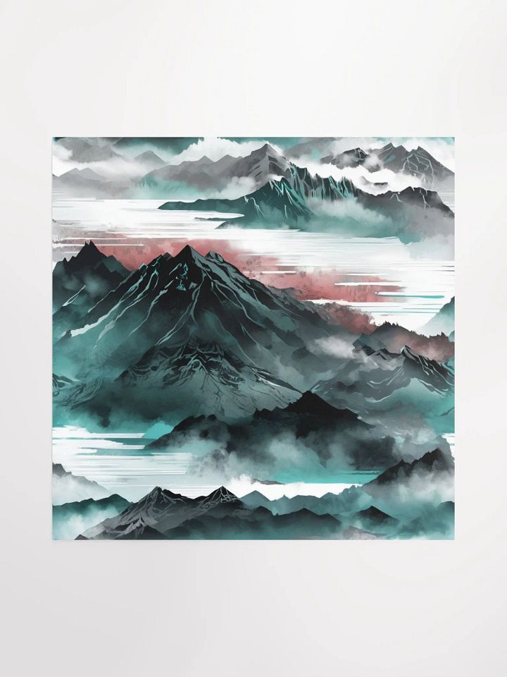 Abstract Alpine Serenity Poster product image (1)