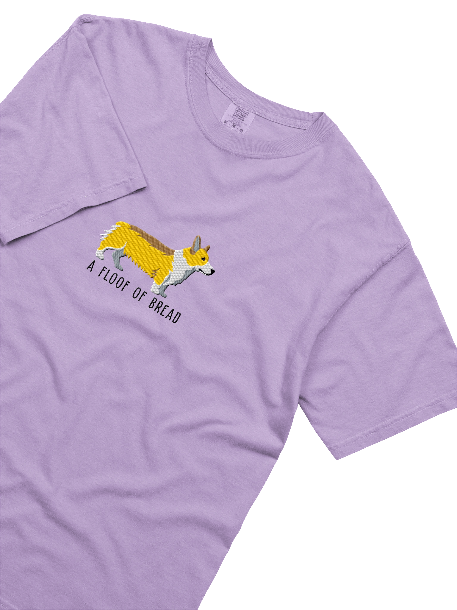 A Floof of Bread T-Shirt(Embroidered) of a Pembroke Welsh Corgi(Lemon) product image (45)
