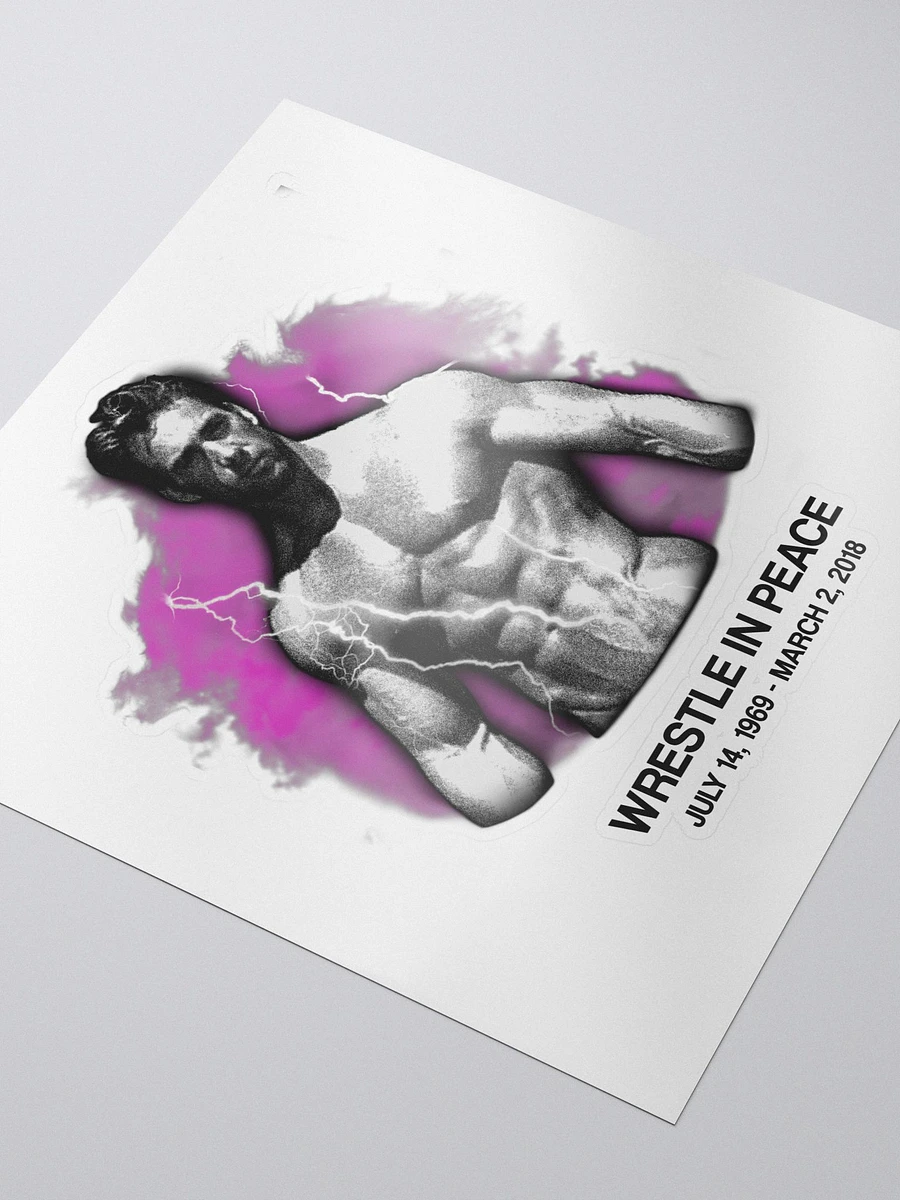 WRESTLE IN PEACE (STICKER) product image (3)