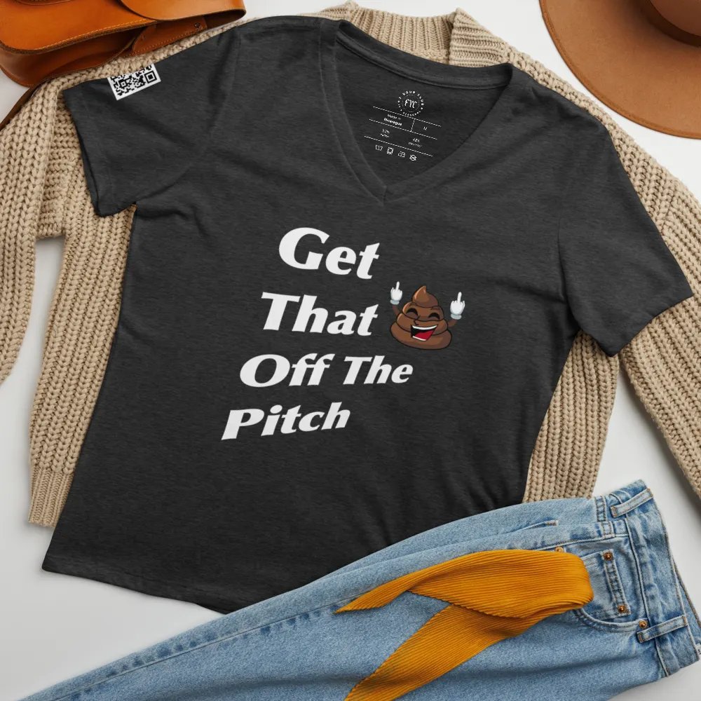 FYC - Respectfully Leave the Pitch Women's V neck product image (6)