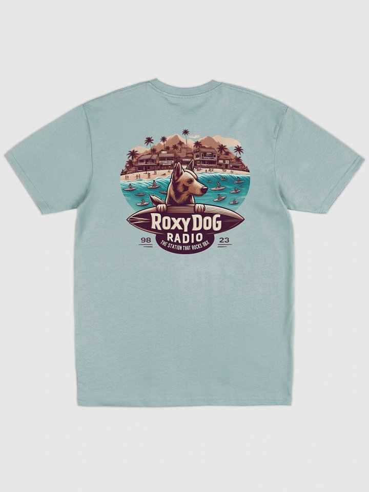 Roxy Dog Radio OBX Beach Surf Custom T-Shirt product image (5)