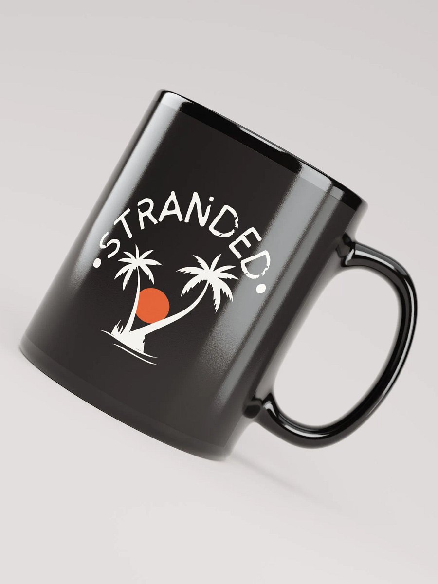 "Stranded" Palms Coffee Mug, Black product image (7)