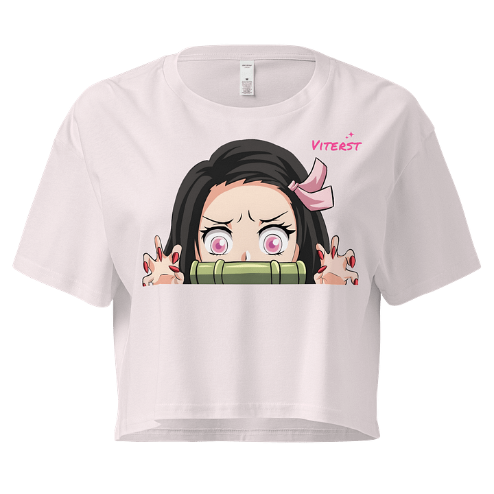 Anime-Inspired Wide-Eyed Crop Top product image (1)