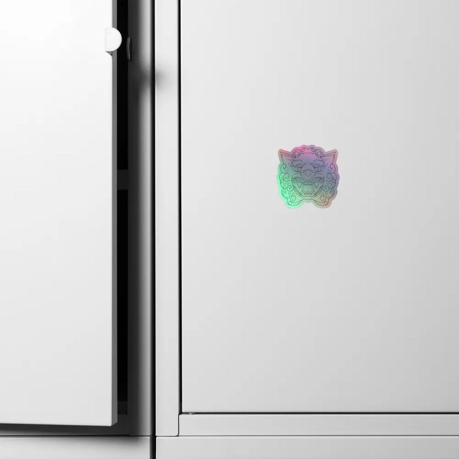 Holographic Foo Dog sticker product image (6)