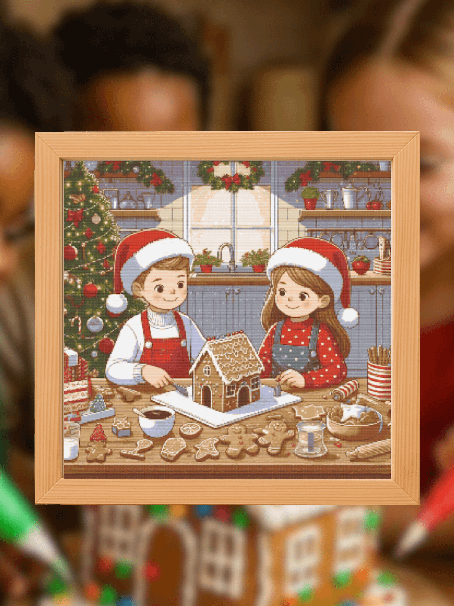 Children's Gingerbread Workshop Cross Stitch product image (6)