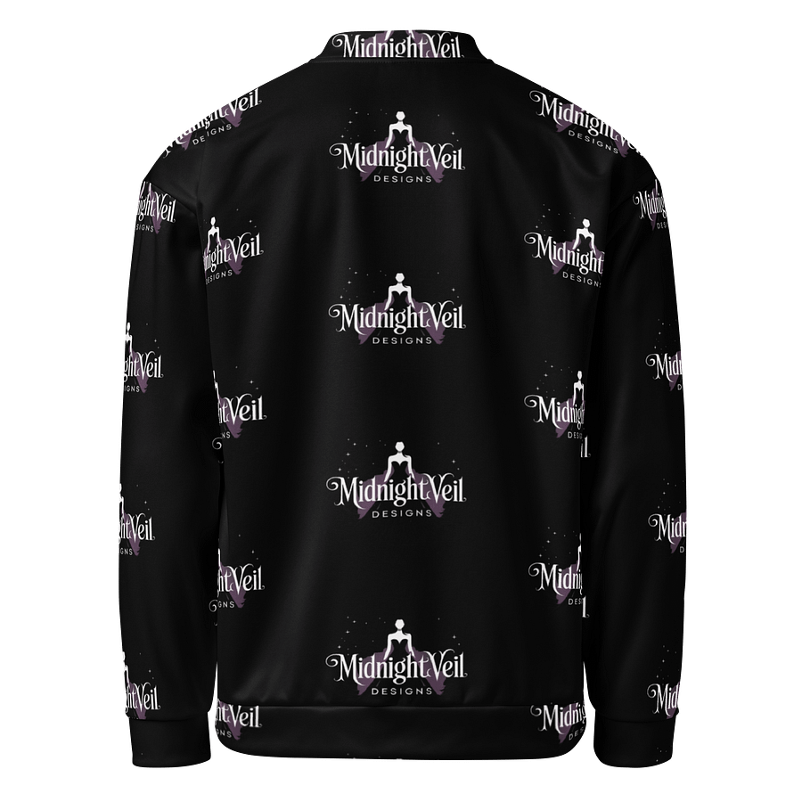 Midnight Veil Designs All-Over Print Gothic Bomber Jacket product image (2)
