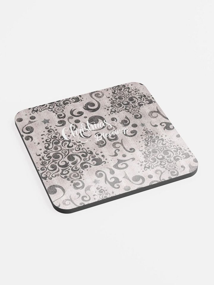 Christmas Blessings Glossed Cork Coaster gift for entertainers moms colleagues friends product image (2)