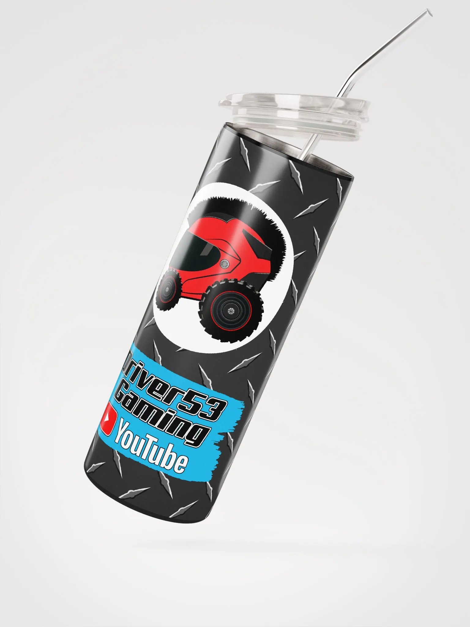 Diamond Plate Logo Stainless Steel Tumbler product image (2)