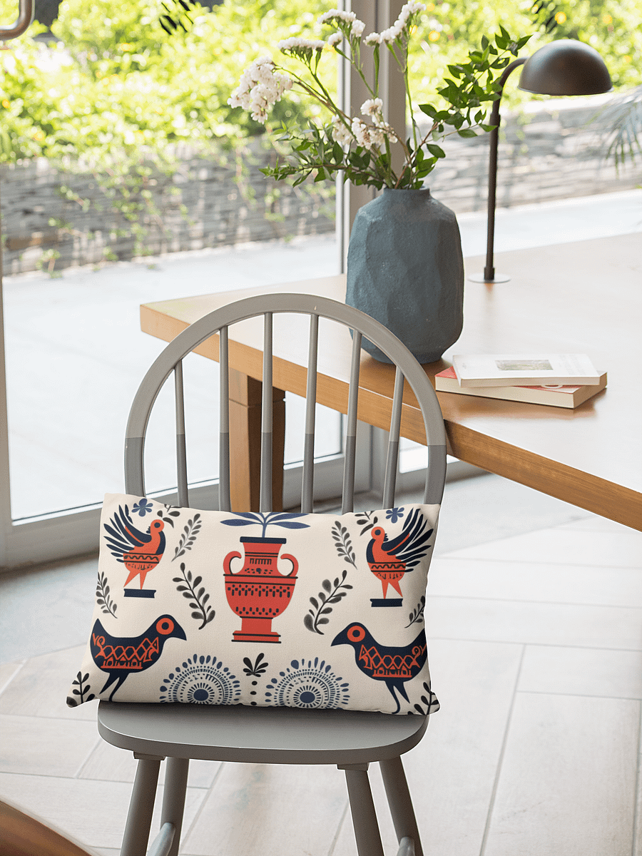 Hellenic Folk Elegance: Greek Heritage Cushion product image (5)