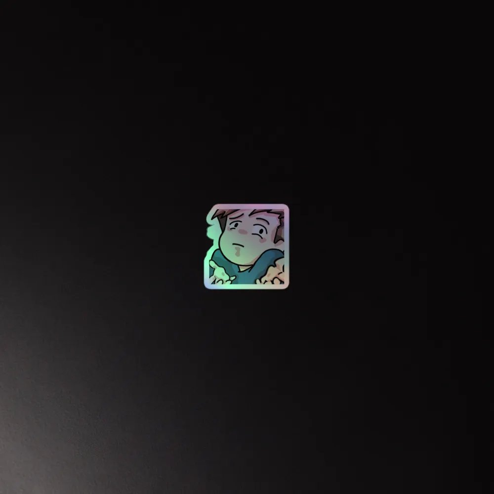 Chaabbz IDK Holographic Emote Sticker product image (4)