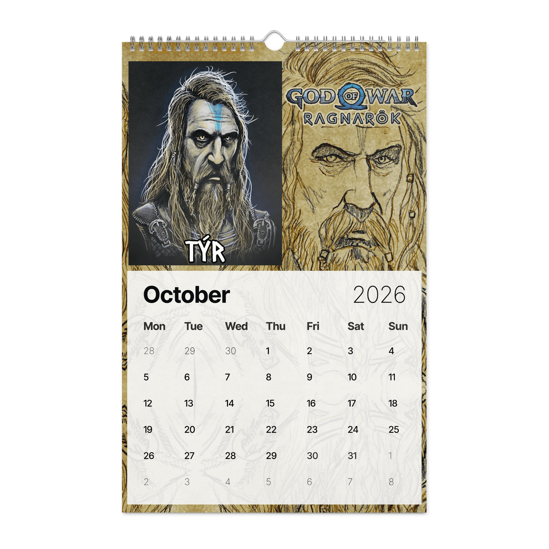 ELFSAR's 2026 God of War Ragnarök Calendar product image (10)