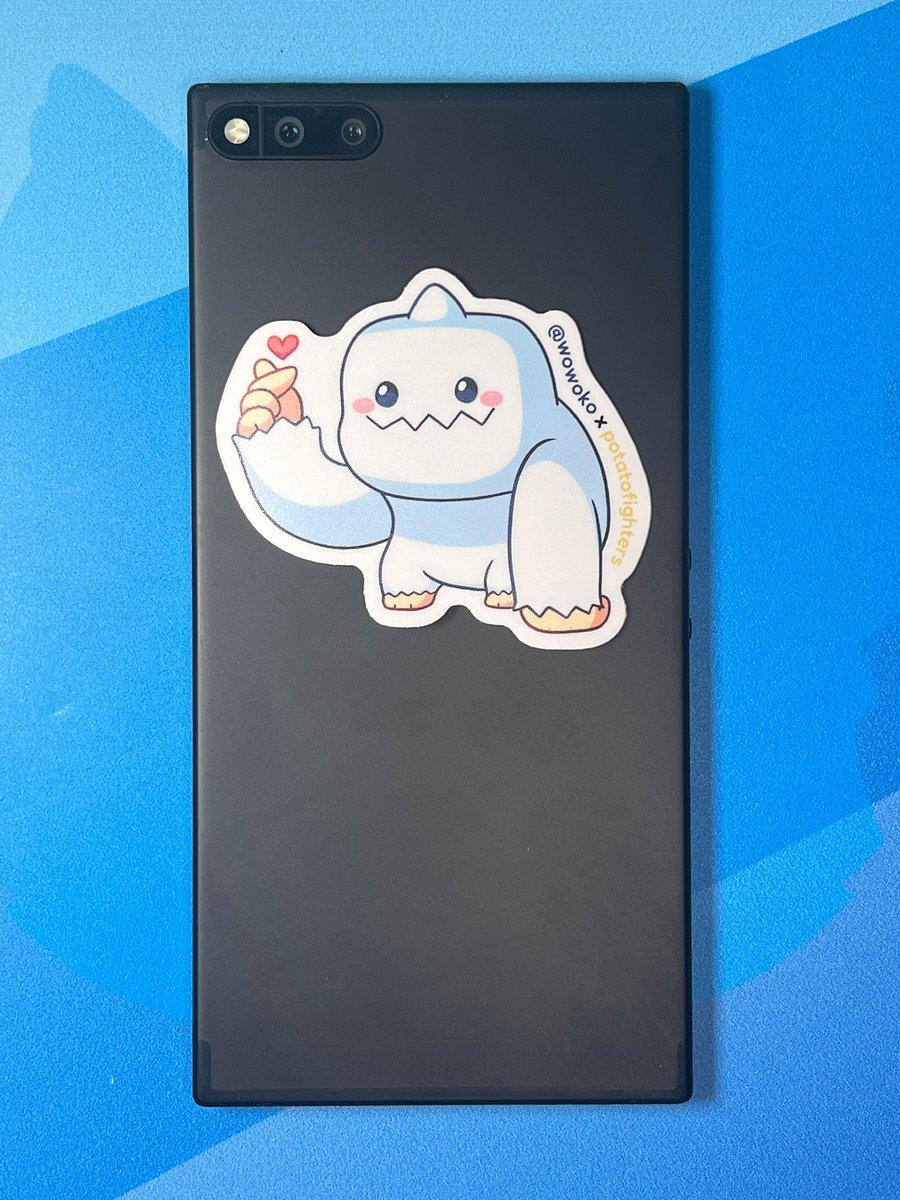 WoWoKo x Potato Fighters - Yeti - Sticker product image (3)