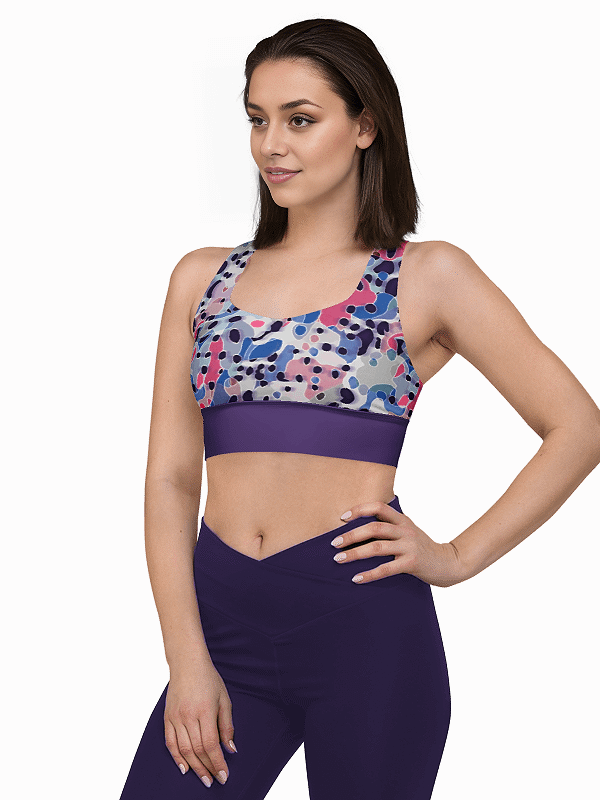 Sharp vision Recycled Longline Sports Bra product image (5)