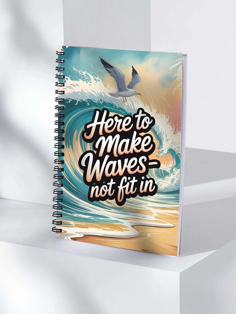 Here to Make Waves Human Design Manifestor Notebook product image (4)
