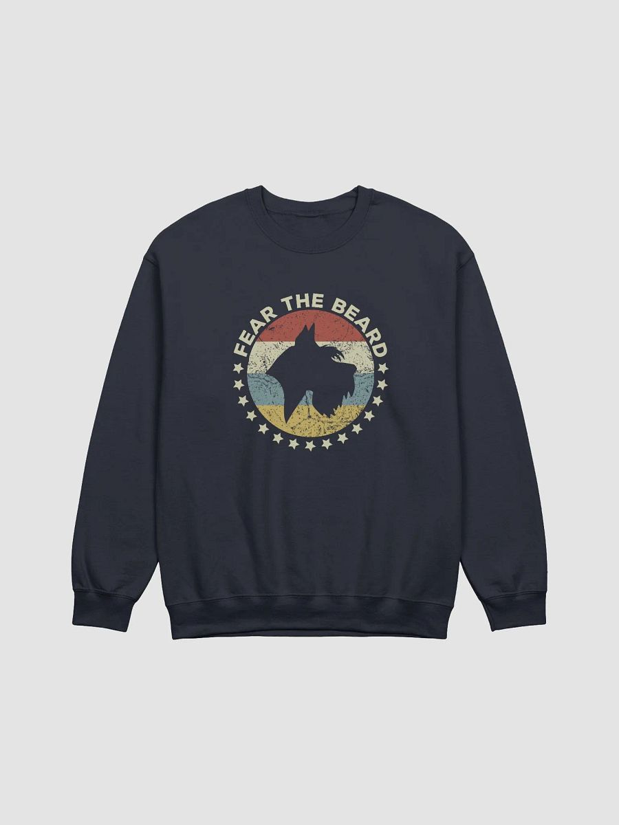 Fear the Beard Sweatshirt | Retro-Style Shirt for Schnauzer Dog Owners product image (13)