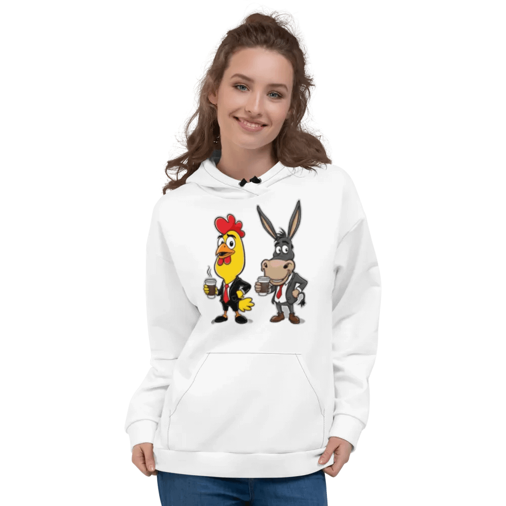 Coffee Break Cartoon Unisex Hoodie product image (3)