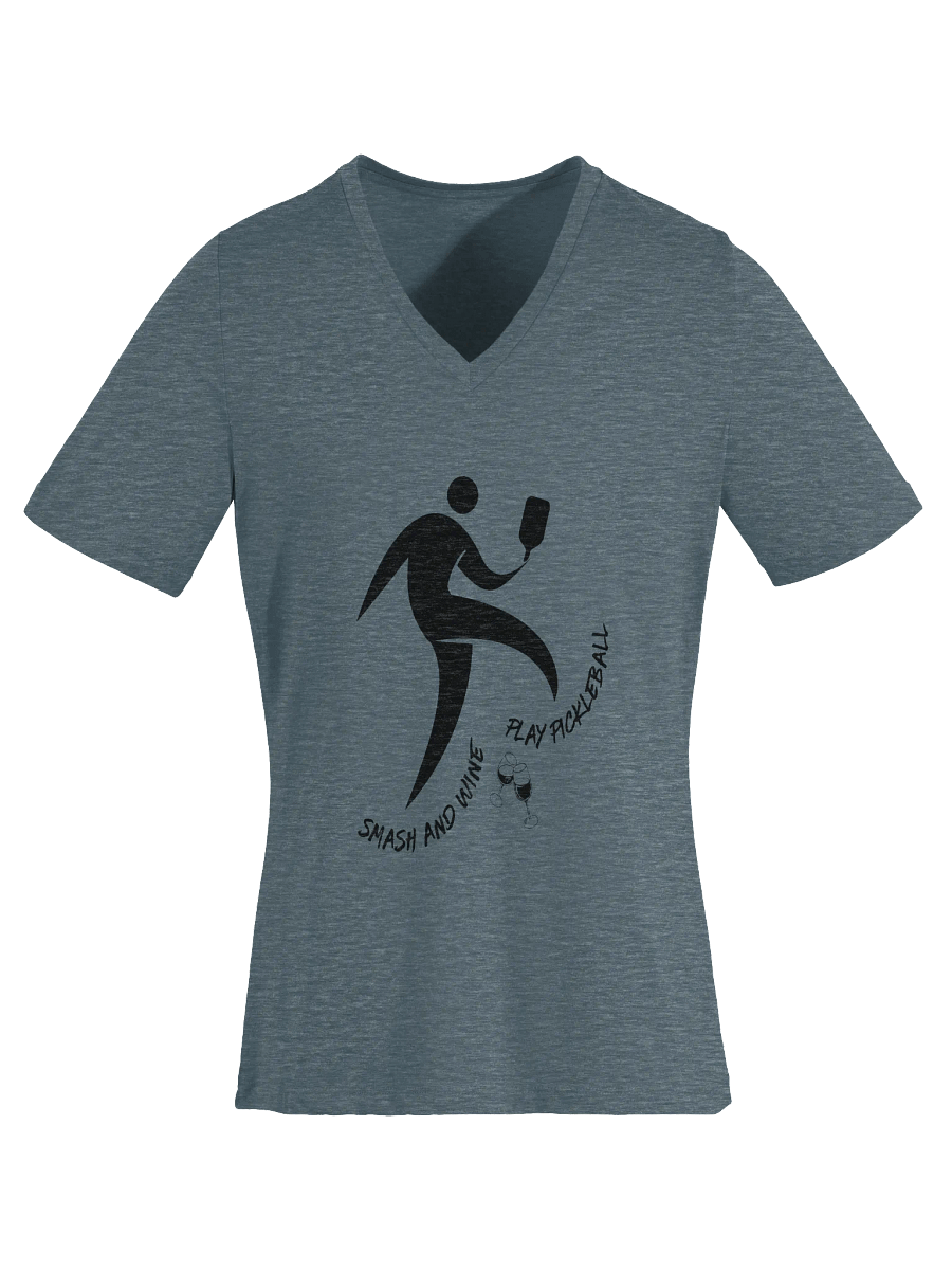 Smash and Wine Pickleball Women's V-Neck Tee product image (1)