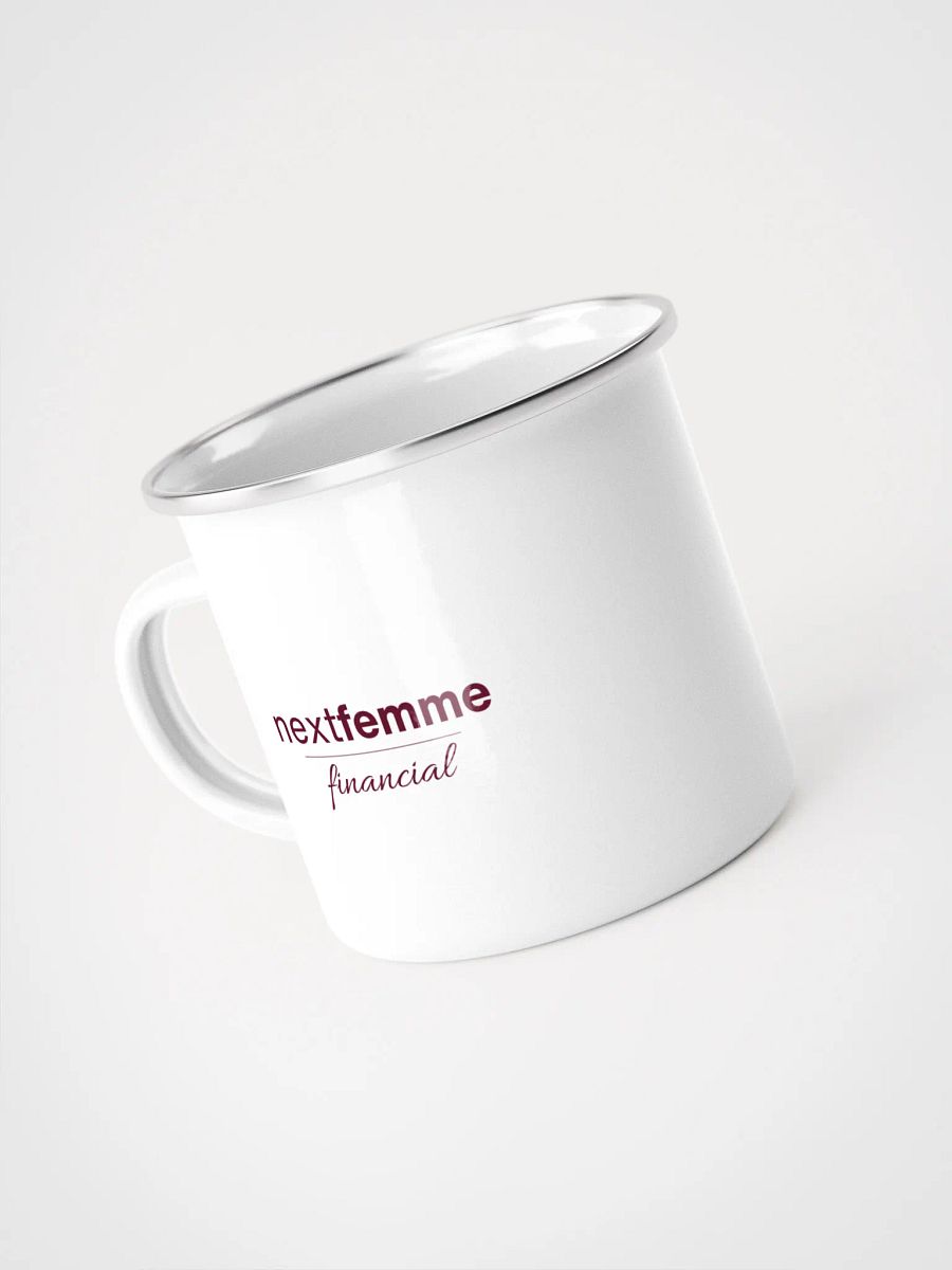 Wanderlust Enigma Enamel Mug with Maroon Logotype product image (4)
