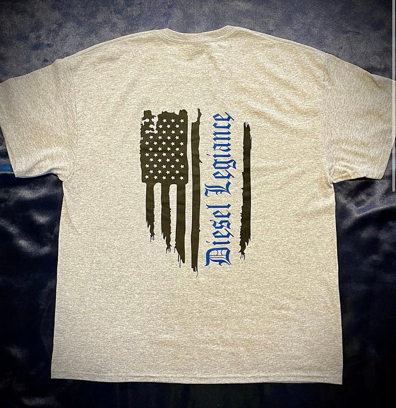 Diesel Legiance Gray Tee Shirt
