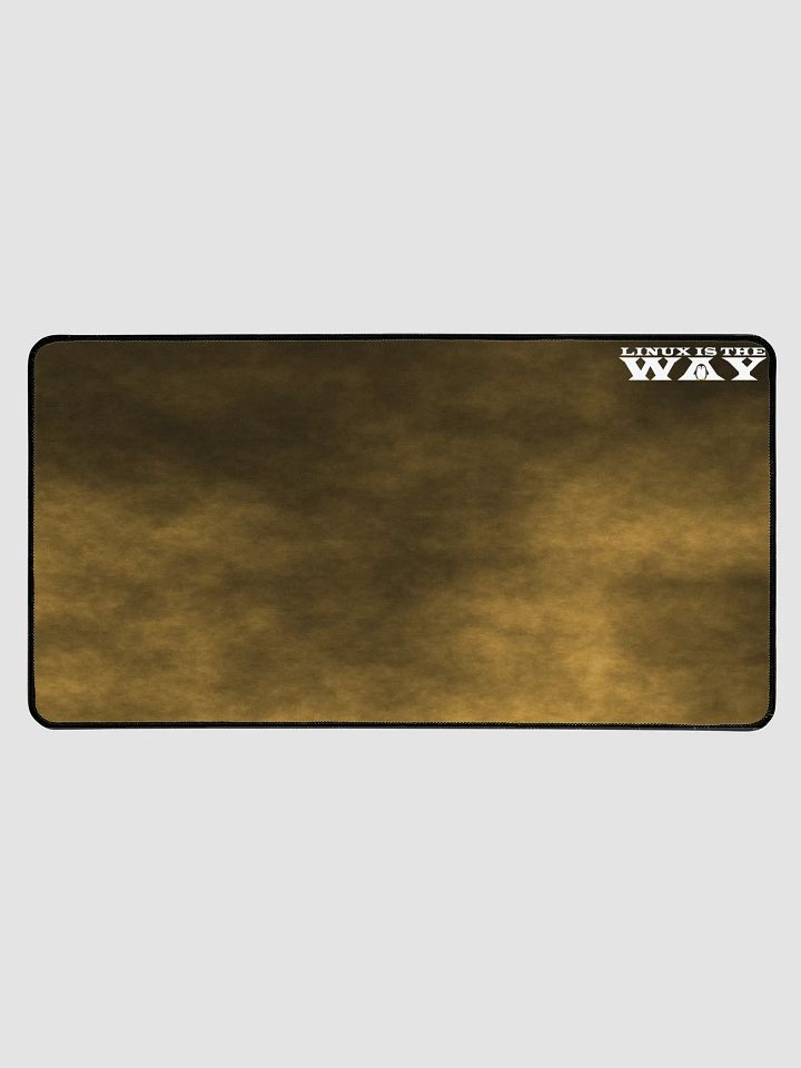 Night Owl (Yellow Clouds) Desk Mat product image (1)