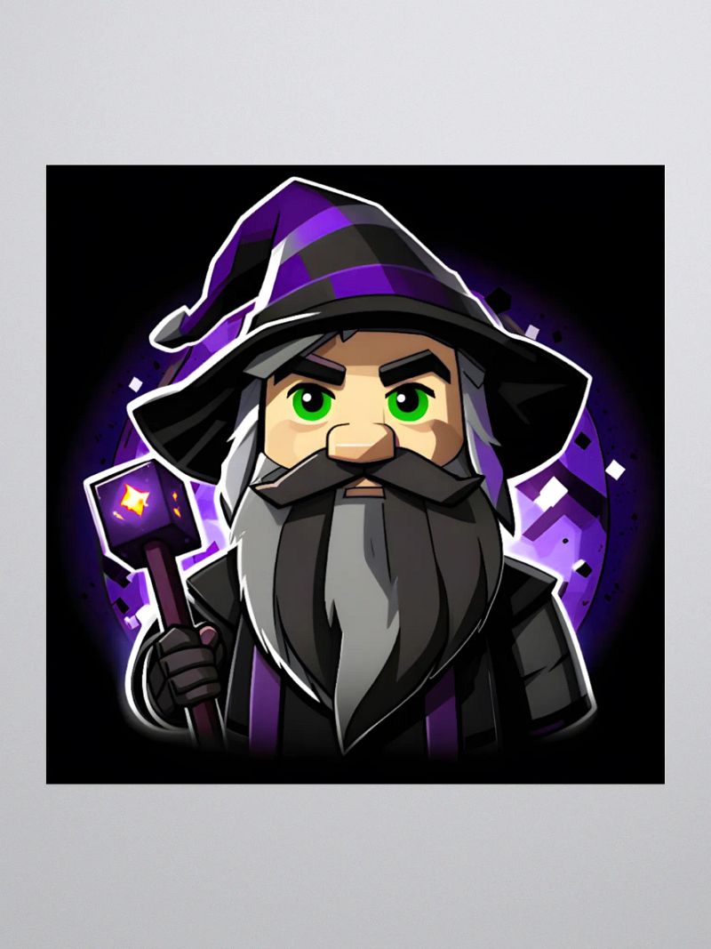 Harry Thee Wizard Logo Sticker!