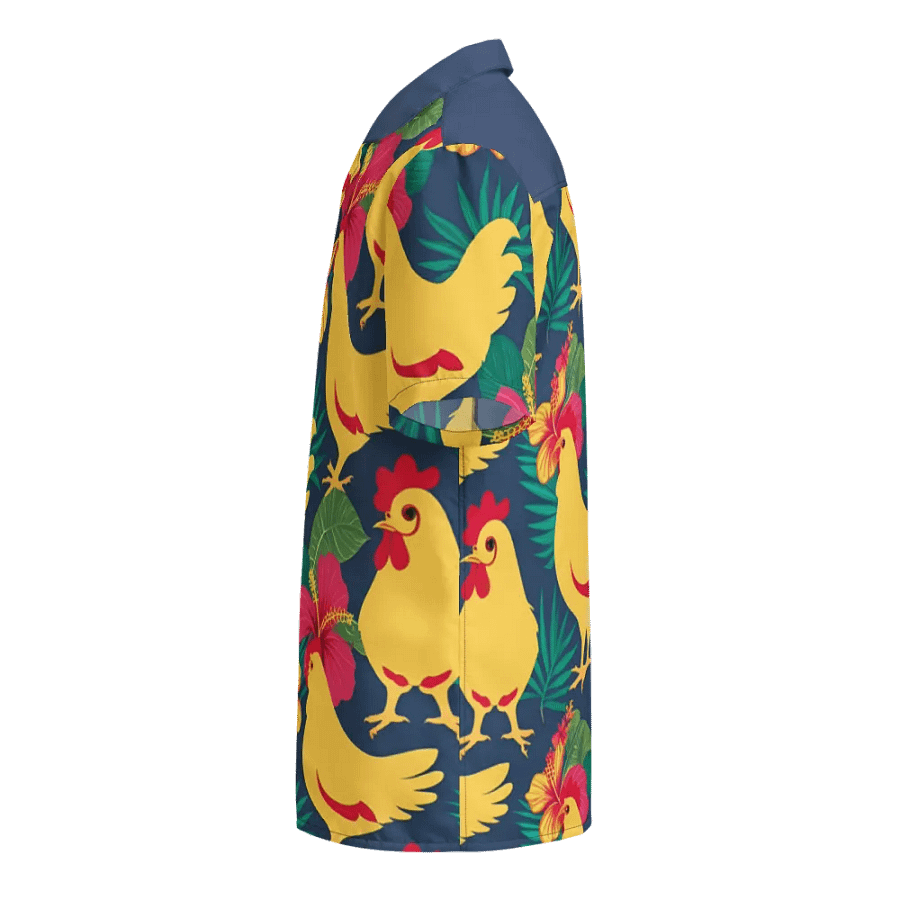 Tropical Chicken Paradise Hawaiian Shirt product image (3)