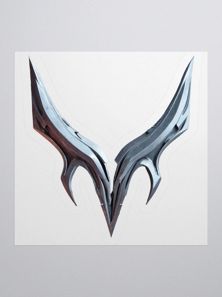 Reflective Evil Cut Stickers product image (2)