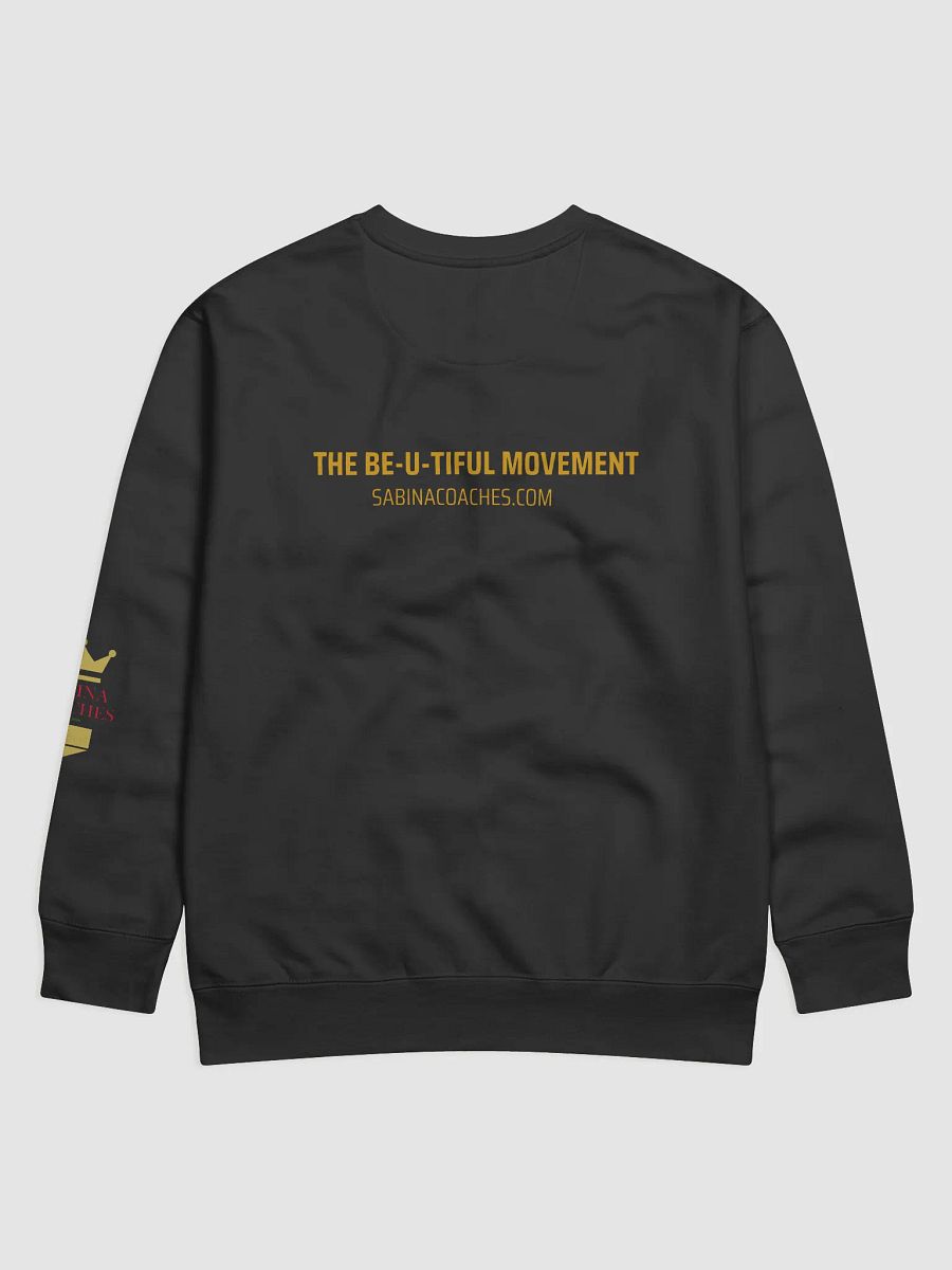 Push Yourself Sweatshirt_Black_SC_Sleeve logo product image (2)