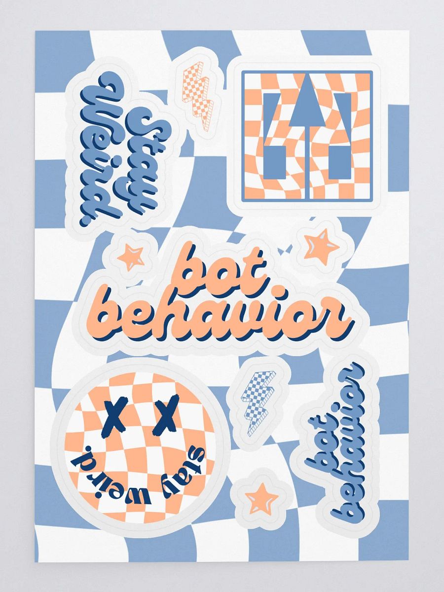 Bot Behavior Groovy Sticker Pack product image (3)