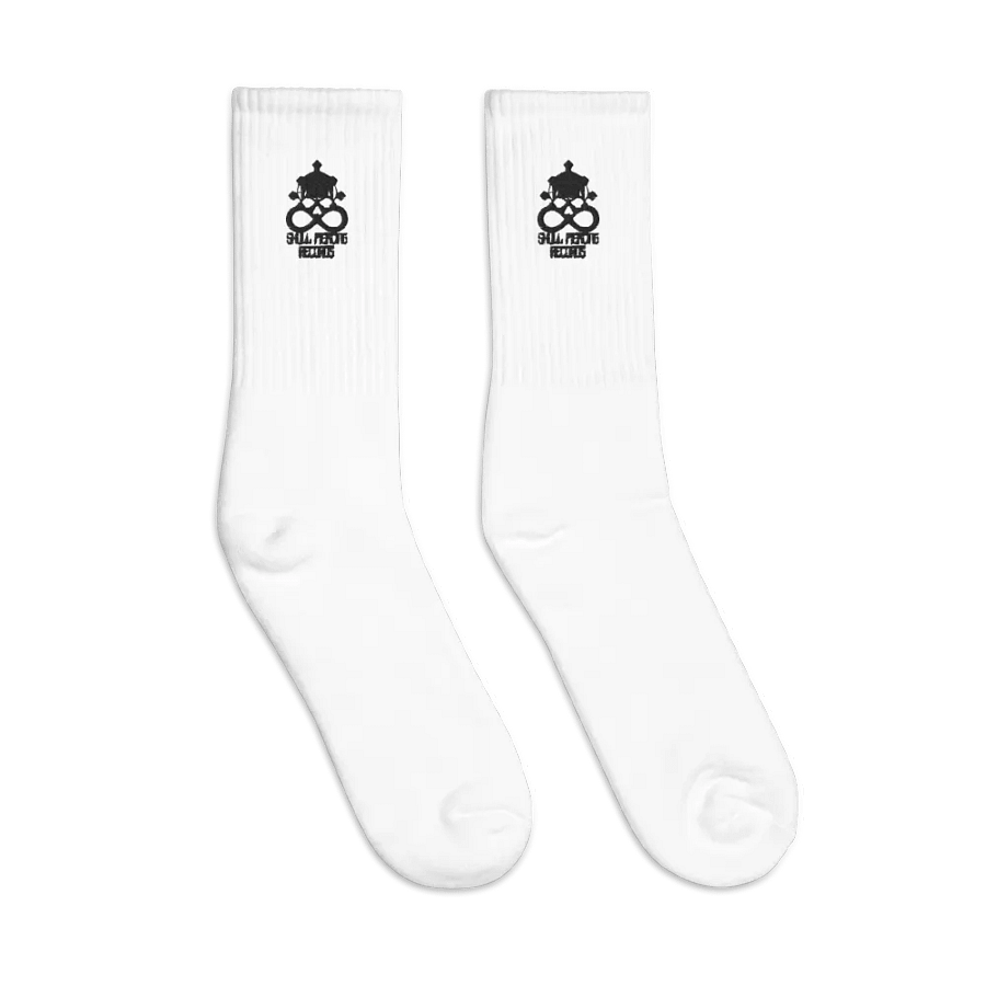 SPR Embroidered Crew Socks (Black Logo) product image (7)