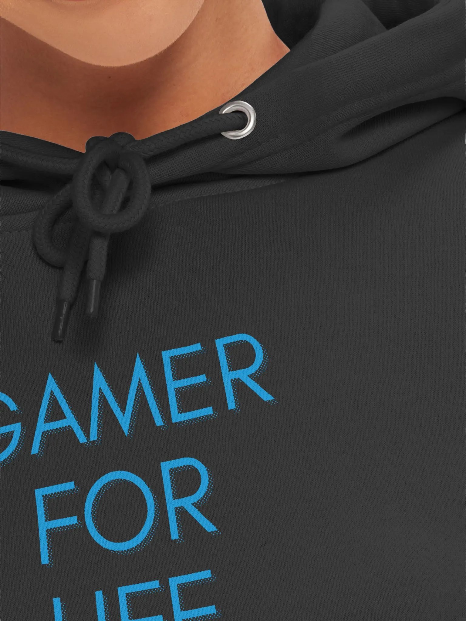 Gamer (Blue) Hoodie Female product image (35)