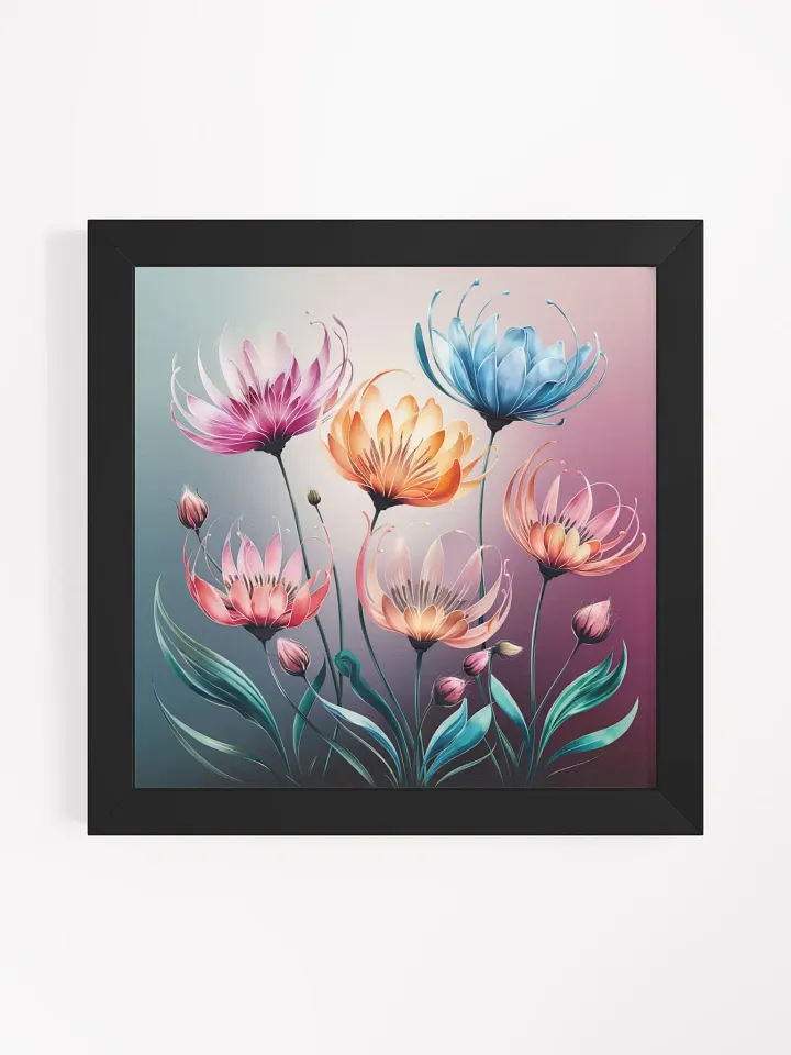 Watercolor Flowers Wall Art - Beautiful Watercolor Flowers product image (1)
