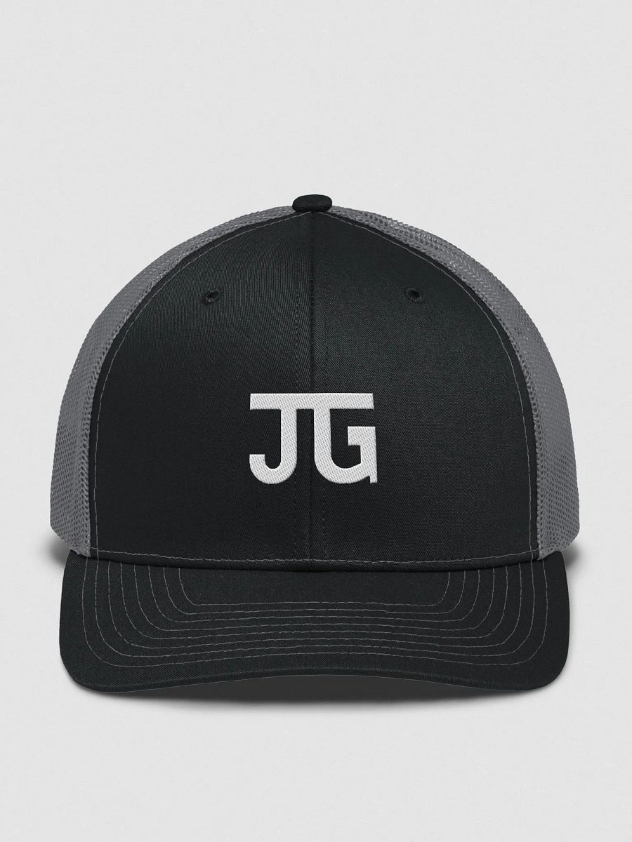 JtG Trucker Hat White Embroider product image (1)