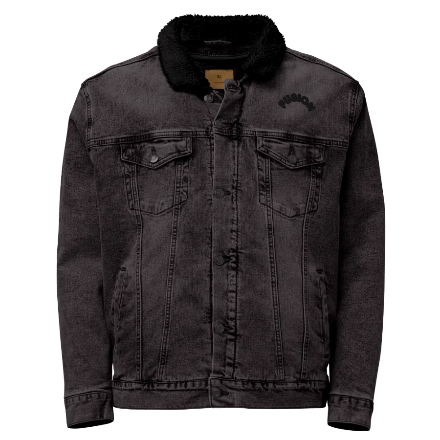 Fusion Buttoned-Up Denim Jacket Dark product image (1)
