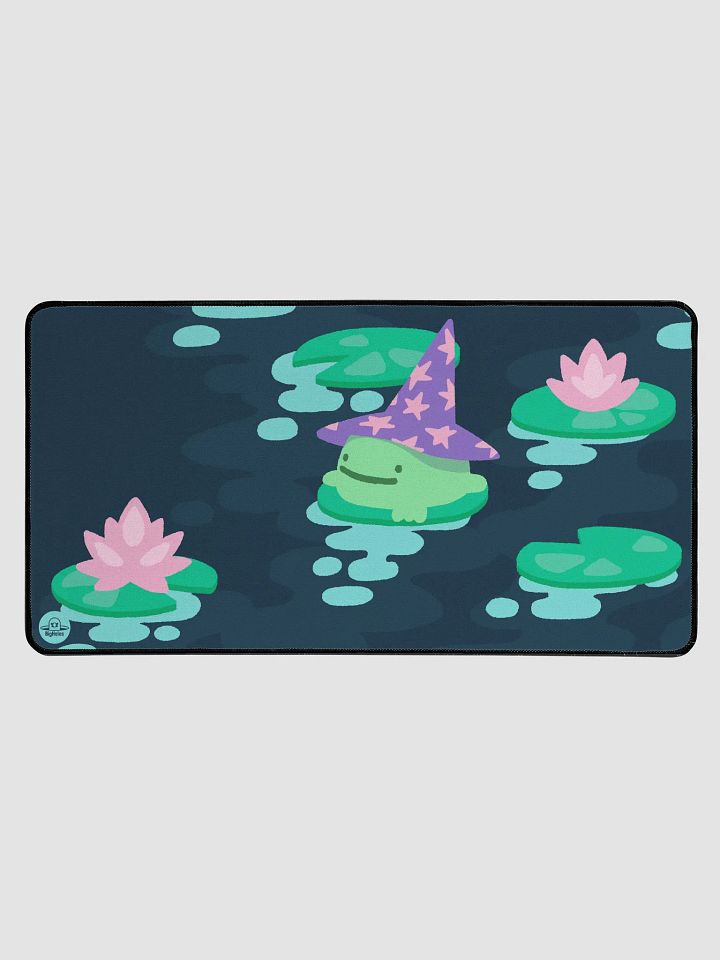 Frog In A Wizard Hat Mousepad product image (1)
