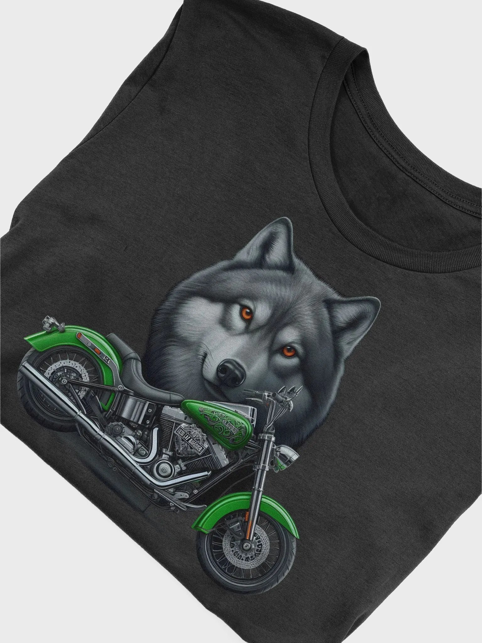 Motorcycle and Wolf - Unisex T-Shirt #4 product image (5)