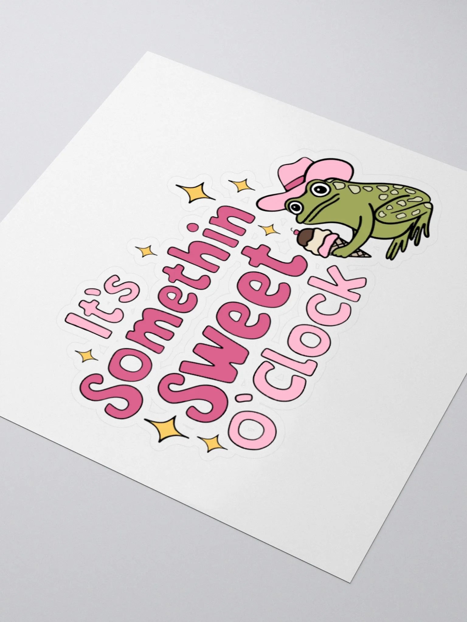 Something Sweet O'Clock Sticker product image (6)