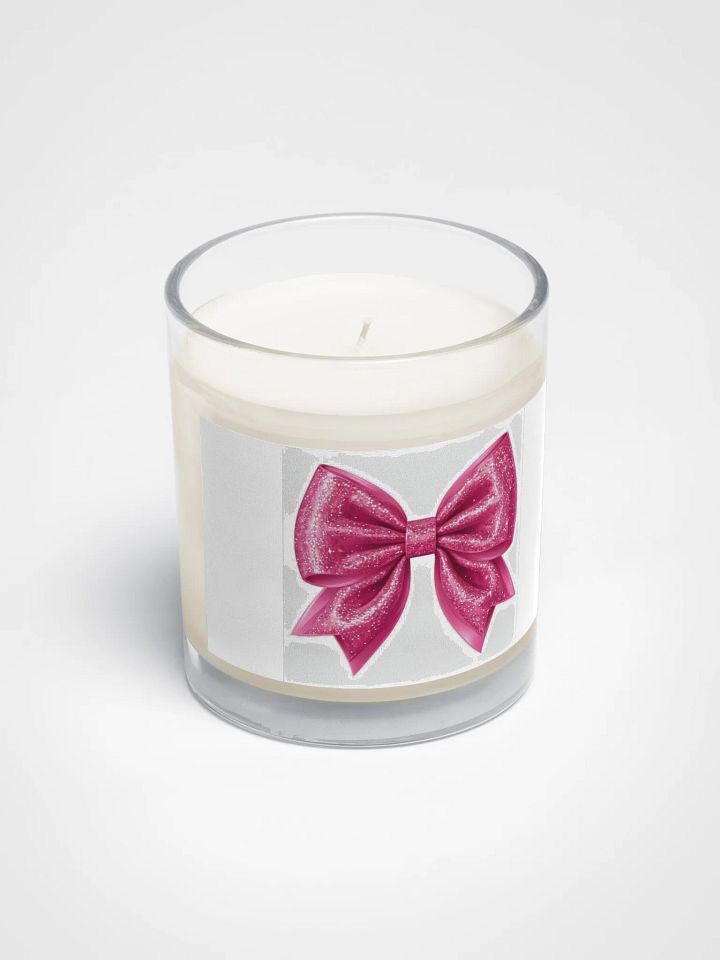 Love Joy Bestseller Coqueta Soy Wax Candle In A Clear Glass Jar product image (2)