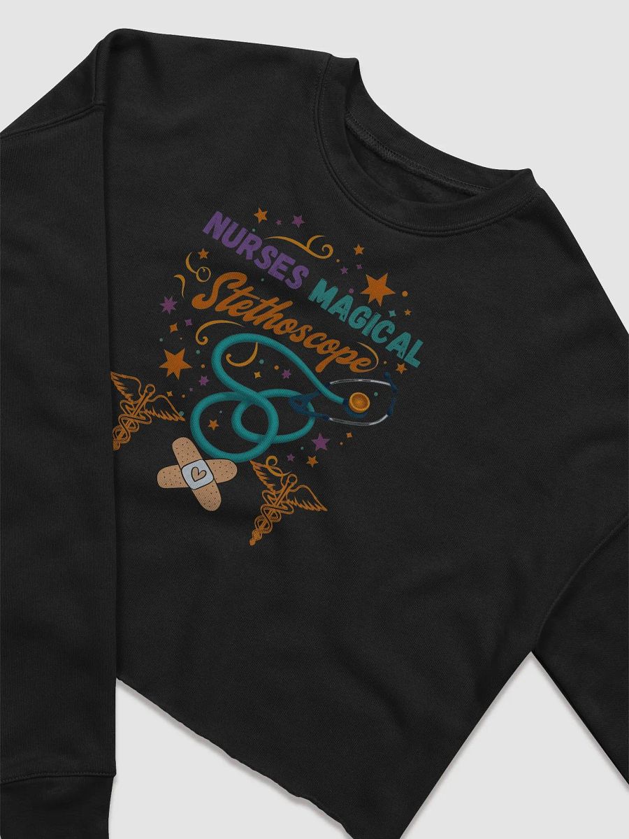 Magical Stethoscope Nurse Crop Sweatshirt product image (9)